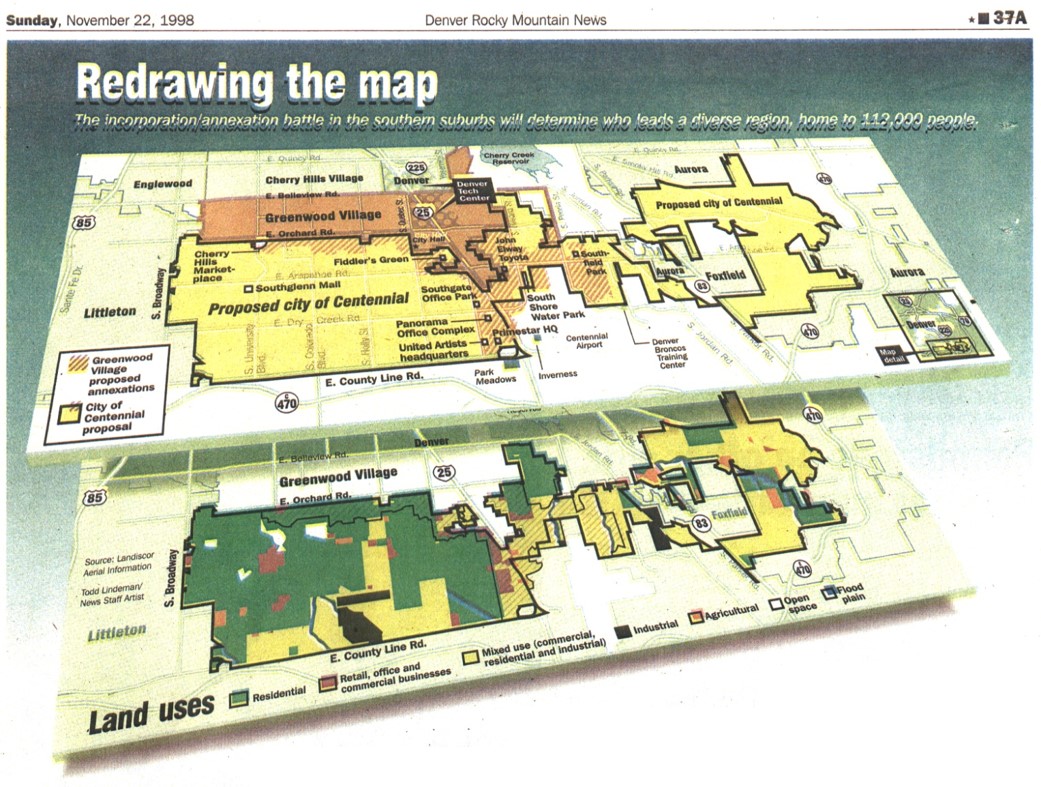 thumbnail image of news article with proposed city boundary