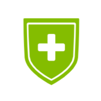 shield and medical cross