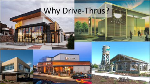 image of various drive-thrus