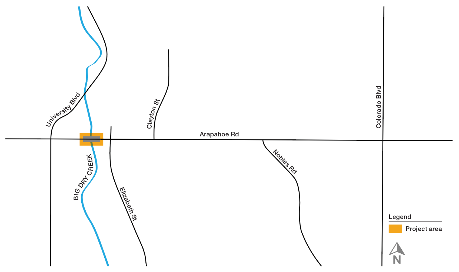 map of project area