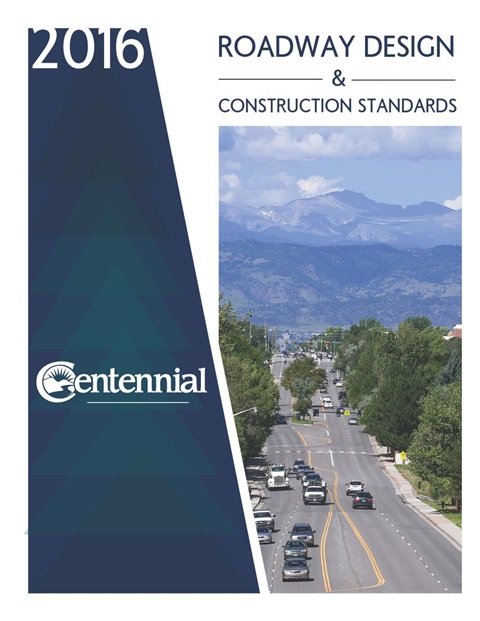 This is an image of the cover to the Roadway Design and Construction Standards