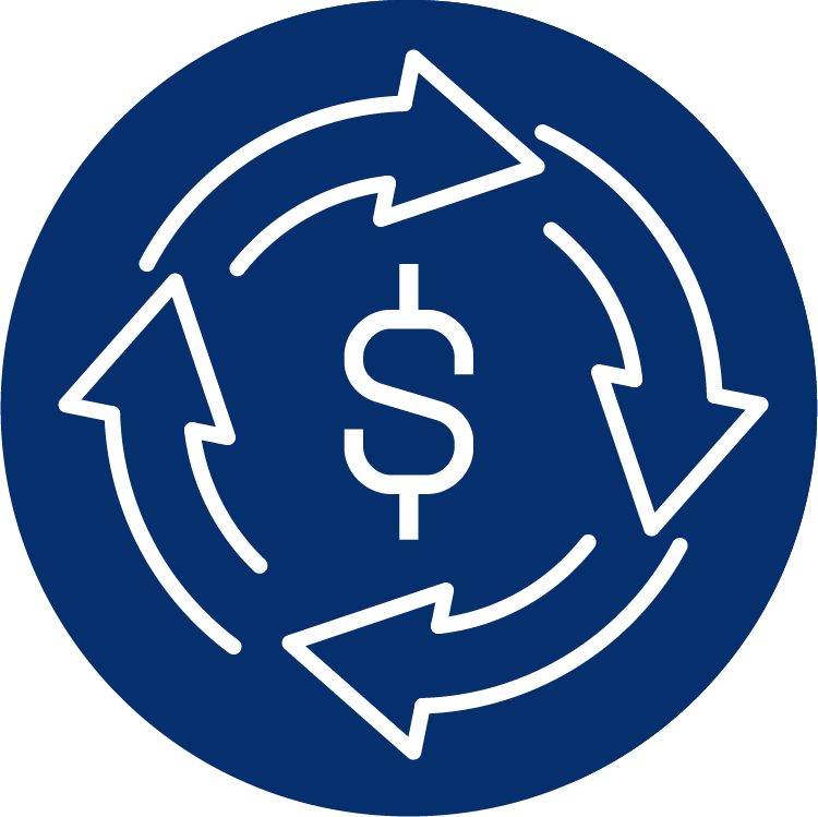 decorative icon for fiscal sustainability