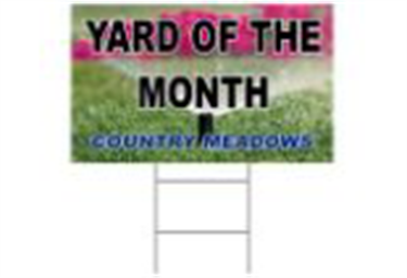 Yard sign example