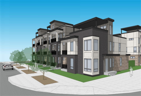 Landmark Townhomes Concept Art