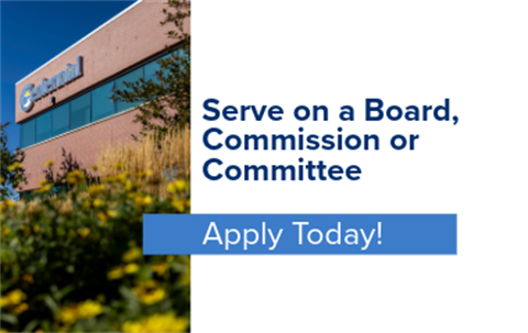 Serve on a board, commission or committee Apply Today!