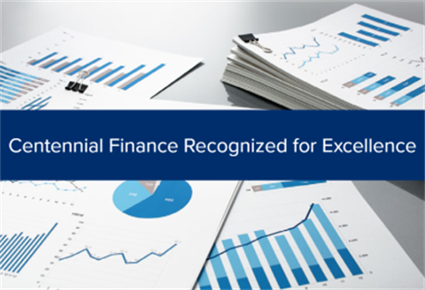 Centennial Finance Recognized for Excellence