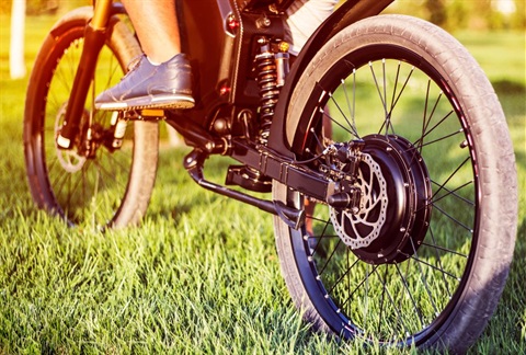 E-bike close up