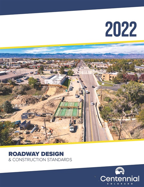 This is the cover to the Roadway Design and Construction Standards Manual