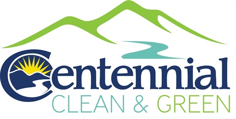 This is a logo for Centennial's Clean & Green web page.