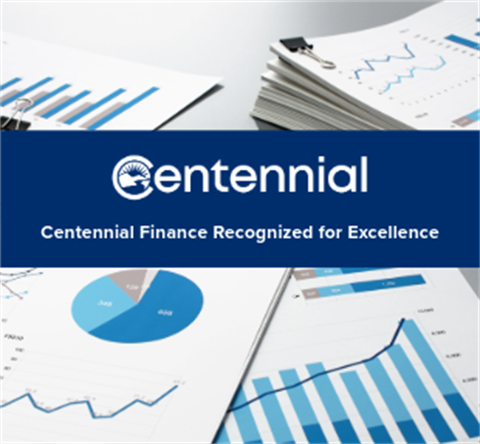 Centennial Finance Recognized for Excellence